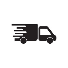 delivery truck icon, automotive icon vector