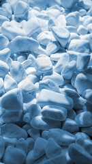 Fototapeta premium Beautiful decorative blue stones. Wall mural.