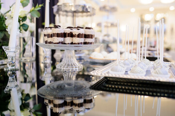 Wedding reception party candy bar