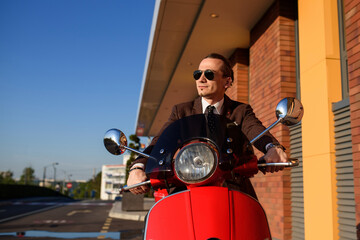 Street photo of an elegant man