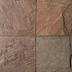Slate copper tile with natural cleft and natural stone pattern