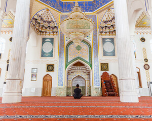 Beautiful Haji Yaqub Mosque in Dushanbe