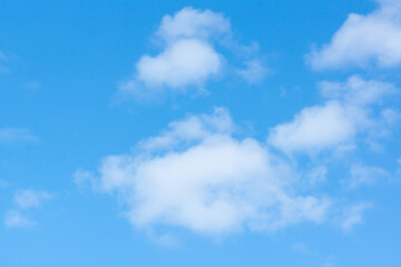 blue sky with light white clouds