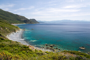 Fototapeta premium Golfe de Saint-Florent im Norden von Korsika