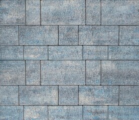 Walkway concrete slab texture with teal pattern