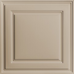Seamless square shaped light brown vinyl ceiling tile texture