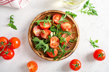 Homemade healthy fresh salad