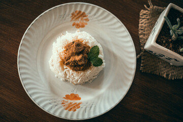 rice with meat