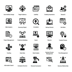 
Project Management Icons Bundle 
