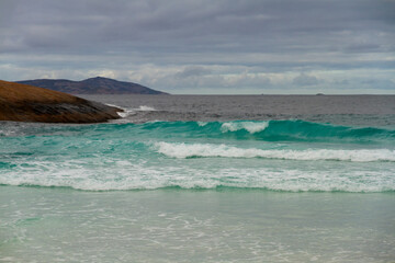 Fototapeta na wymiar The turquoise waters of Esperance, Western Australia
