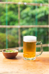 枝豆とビール