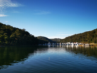 Empire Marina, Cowan Creek, Bobbin Head, Ku-ring-gai Chase National Park, NSW, Australia