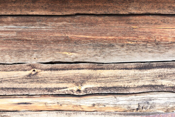 Image of an old wooden surface. Old beautiful wooden surface. Background. View from above. Large view. Closeup