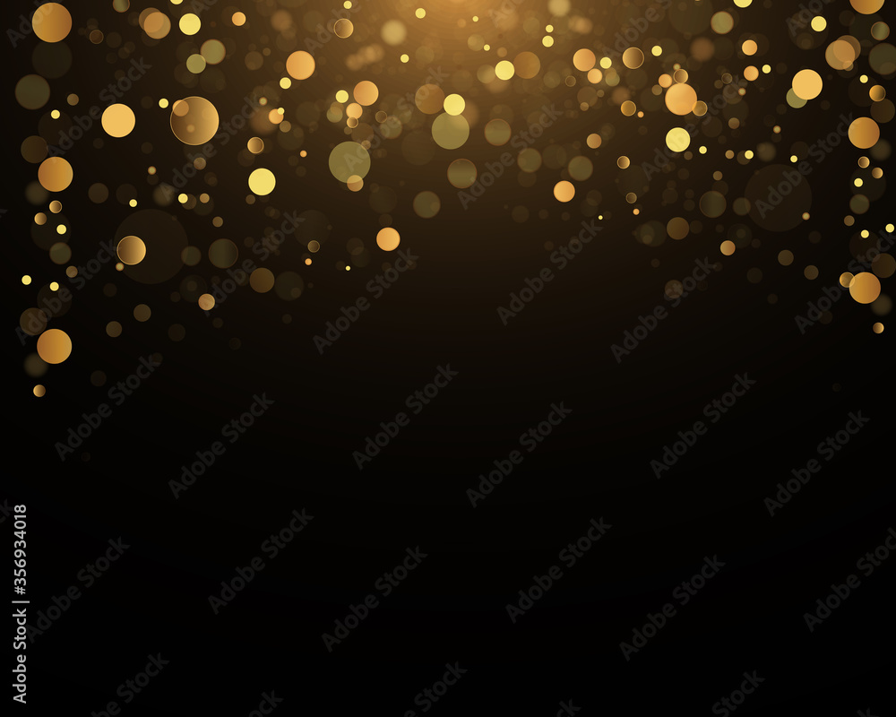 Poster Abstract background with bokeh effect