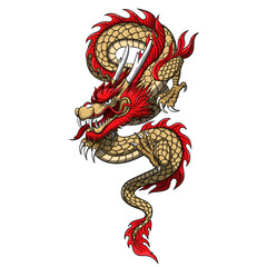 drache, china, statue, schläfe, asien, bildhauerei, tier, siam, dekoration, kunst, religion, alt, oriental, kultur, gold, architektur, symbol, traditionell, kraft, thai, ornament, tradition, himmel, d