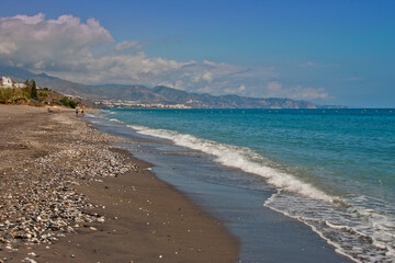 Playa de el Penoncillo Torrox Costa Andalusia Costa del Sol Spain