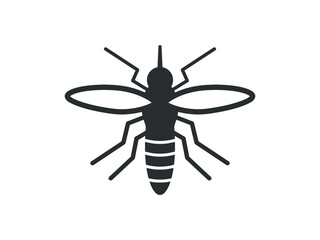 Mosquito  icon.  Mosquito  insect vector illustration. 