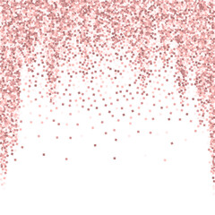 Pink gold glitter luxury sparkling confetti. Scatt