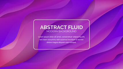 abstract modern fluid wave background banner
