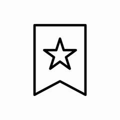 Outline bookmark icon.Bookmark vector illustration. Symbol for web and mobile