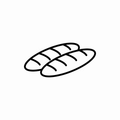 Outline bread icon.Bread vector illustration. Symbol for web and mobile