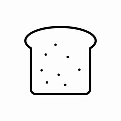 Outline bread icon.Bread vector illustration. Symbol for web and mobile