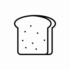 Outline bread icon.Bread vector illustration. Symbol for web and mobile