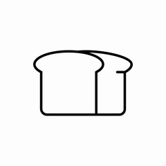 Outline bread icon.Bread vector illustration. Symbol for web and mobile