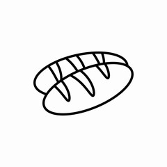 Outline bread icon.Bread vector illustration. Symbol for web and mobile