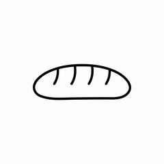 Outline bread icon.Bread vector illustration. Symbol for web and mobile