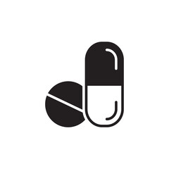 capsule icon logo illustration template