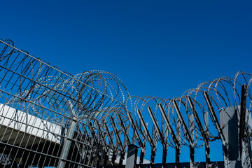 abgesperrte Sicherheitszone 