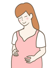 妊娠中の女性