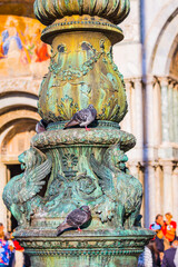 Column in Piazza San Marco