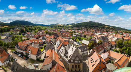 Fototapeta na wymiar Panoramic view of Goslar, Germany