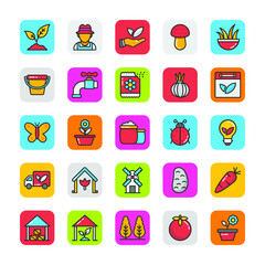 
A Pack Of Flat Vector Icons 
