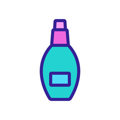aromatic serum spray icon vector. aromatic serum spray sign. isolated color symbol illustration