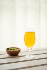 枝豆とビール