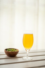 枝豆とビール