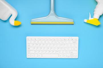 .Cleaning service. Online ordering a cleaning company. Online sale of household chemicals.