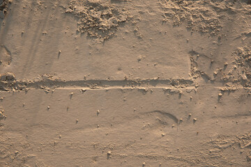 Fototapeta na wymiar golden sand, surface footprint, earth texture, beach sand, surface imprint,