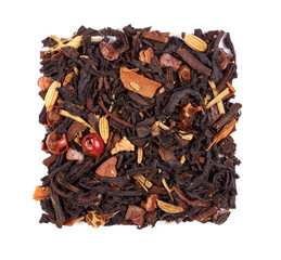 Obraz premium Fruit tea macro photo, herb drink.