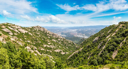 Montserrat mountains in Spain