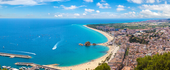 Obraz premium Panoramic view of Blanes