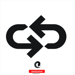 circular icon. icon.Flat design style vector illustration for graphic and web design.	