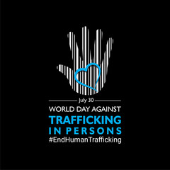 World Day Against Trafficking in Persons poster
