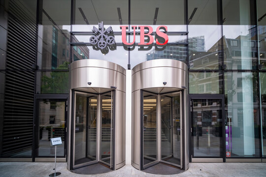 LONDON- UBS Group AG In The City Of London-  A Swiss Multinational Investment Bank And Financial Services Company