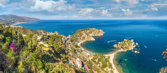 Foto op Plexiglas Island Isola Bella in Taormina, Italy © Sergii Figurnyi