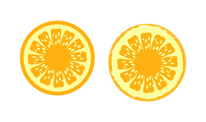 vector illustration of an orange background