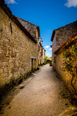 The fortified village of Larressingle, France